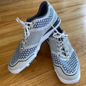 Nike Air Grey and Blue Sneakers